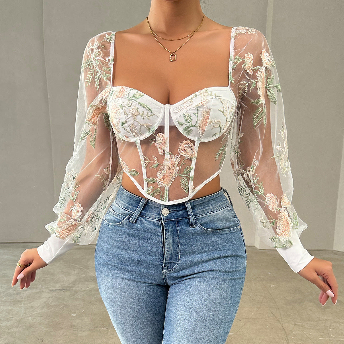 Hot and Sexy V-neck Lace