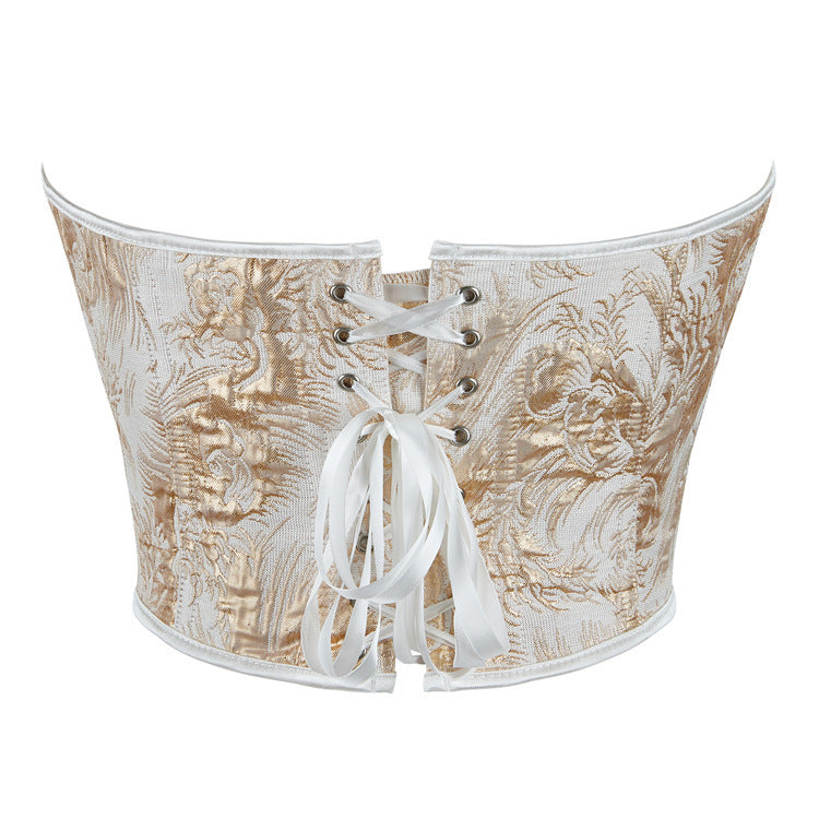 Golden Strapless Tube